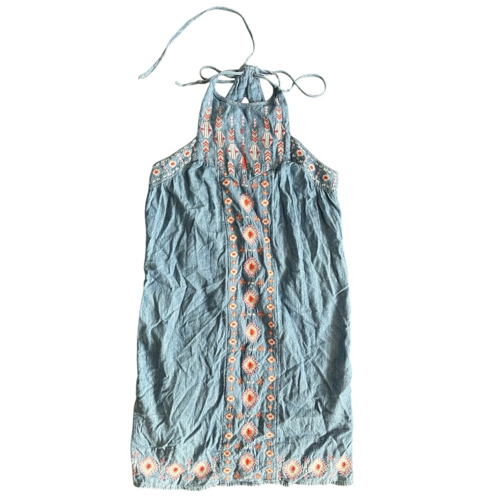 Hollister Woman’s Tie Neck Island Style Dress